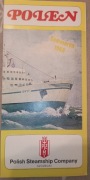PRL. Polska Żegluga Morska folder, ulotka reklamowa 1968 rok