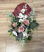 Stroik nagrobny STORCZYK RÓŻA kompozycja Wielkanoc