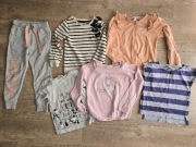 Zestaw ubrań dla dziewczynki 128cm