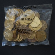 Woreczek Menniczy 2 zł 2013 r. Żubr – 50 szt. (Stan UNC)