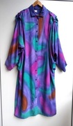 płaszcz tunika vintage unikat PRL lata 80. retro boho