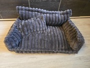 Legowisko dla psa – miękkie, pluszowe, z bokami | NOWE