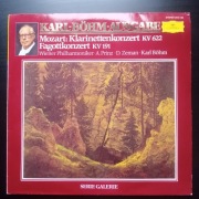 Mozart , koncerty na klarnet i fagot, Bohm, DG, winyl