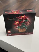 LEGO ICONS 10370 Botanicals Kwiaty Gwiazda Betlejemska Poinsettia