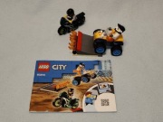 LEGO City 60255 Stunt Team – kompletny + instrukcja / quad i motocykl
