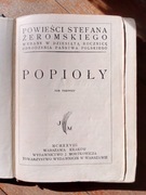 97 letnia książka,, POPIOŁY ''Stefan Żeromski, wyd. 1928 r