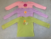 GYMBOREE 3-pack bluzek dla dziewczynki 