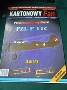 Kartonowy Fan PZL P11c model kartonowy 