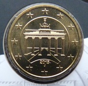 NIEMCY 2015 J 50 CENTÓW UNC !!!!!!!!!!