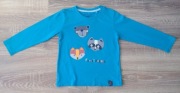 Niebieska bluzka ze zwierzątkami Cool Club r. 92
