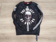 czarna bluza mroczna czaszka czacha * 152