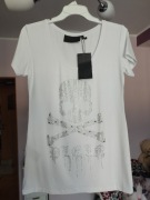 T-shirt damski Philipp Plein biały 