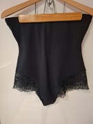 Czarne bardzo wysokie majtki