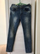 Jeansy Version przecierane rozm. 25 (xs/34)
