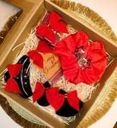 Prezent na święta - zestaw dla Niej "Czerwona Elegancja" BASIC