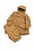 Zestaw męski spodnie + kurtka z podkładką polarową w kolorze khaki