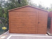 Garaże drewno podobne na wymiar konstrukcja profil