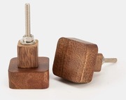 Zestaw 2 uchwytów meblowych  beże brązy  Sinsay