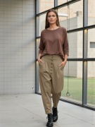 Spodnie damskie z najnowszej kolekcji Sun Sun khaki