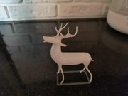 Antyk Figurka Renifera Lauscha Bimini (ok. lata 20.-30. XX w.)