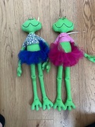 Zestaw maskotek żabka 2szt