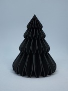Czarna Świąteczna Choinka 15cm wysokości - nowoczesna dekoracja BN010