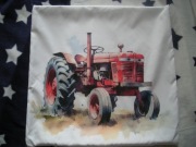 Traktor poszewka powłoczka na poduszkę 