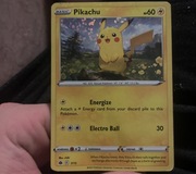 Pikachu karta kolekcjonerska 