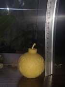 Bombka świeca z wosku pszczelego