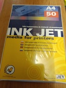 Folia INKJET Argo do drukarek atramentowych A4 100 mic RZUTNIK itp.