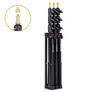 Zestaw trzech statywów Manfrotto 1051BAC Mini 211cm, ciśnieniowych