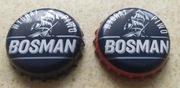 2x BOSMAN kapsle po piwie 