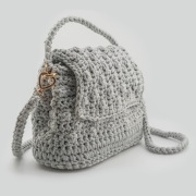 Stylowa Ręcznie Robiona Torebka - Kuferek