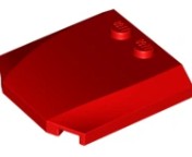 LEGO PLATE 4X4X2/3 RED 4193074/45677