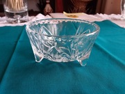 Miska kryształowa na nóżkach owocarka