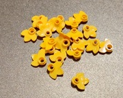 Klocek liść 32607 ciemnożółty - 100 szt.