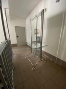 Lustrzane Dwustronne Stanowisko Fryzjerskie 