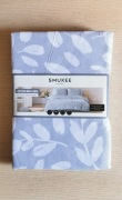 Nowy komplet pościeli smukee szara w białe liście 160 x 200 100% bawełna 