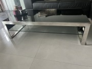 Stolik kawowy szklany130x70 cm, wysokość 35 cm