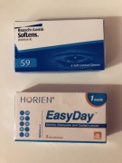 Soczewki miesięczne Horien i Bausch&Lomb -4 GRATIS