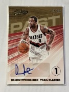 2018-19 ABSOLUTE MEMORABILIA #pa-dam BLAZERS Damon Stoudamire AUTO 34/99