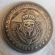 szkielet Egipt faraon piramidy One Dollar dolar