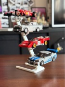 Lego Speed Champions - stojak stand ekspozytor - czteromiejscowy - biały