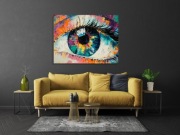 Obrazy na PCV 3mm, Oko 150 x 90cm, 