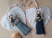 Anioł  makrama na prezent dla Babci i Dziadka