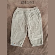 Spodnie jasnoniebieskie Cherokee 6-9 miesięcy 68-74cm podwójne 