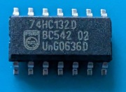 Układ Philips 74HC132D NAND SMD SO14 - Zestaw 10szt + 1 GRATIS