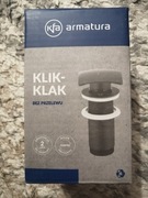 Spust klik kłak duży kwadrat czarny bez przelewu Kfa armatura Kraków