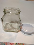 Słoik kwadratowy ozdobny/na przyprawy  