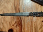 Srebrny nóż do listów 